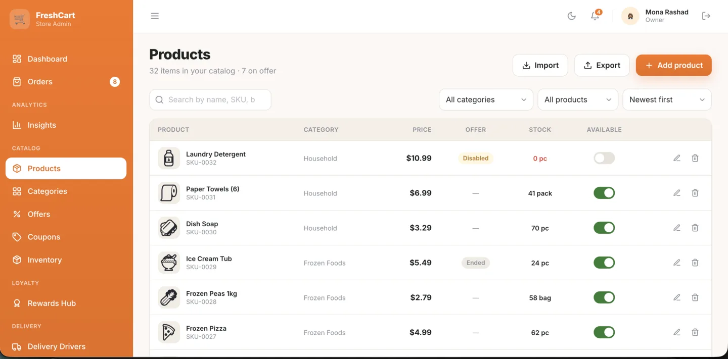 Products