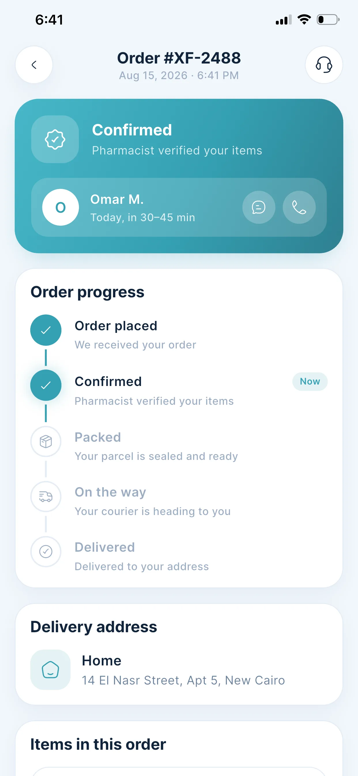 Order Tracker