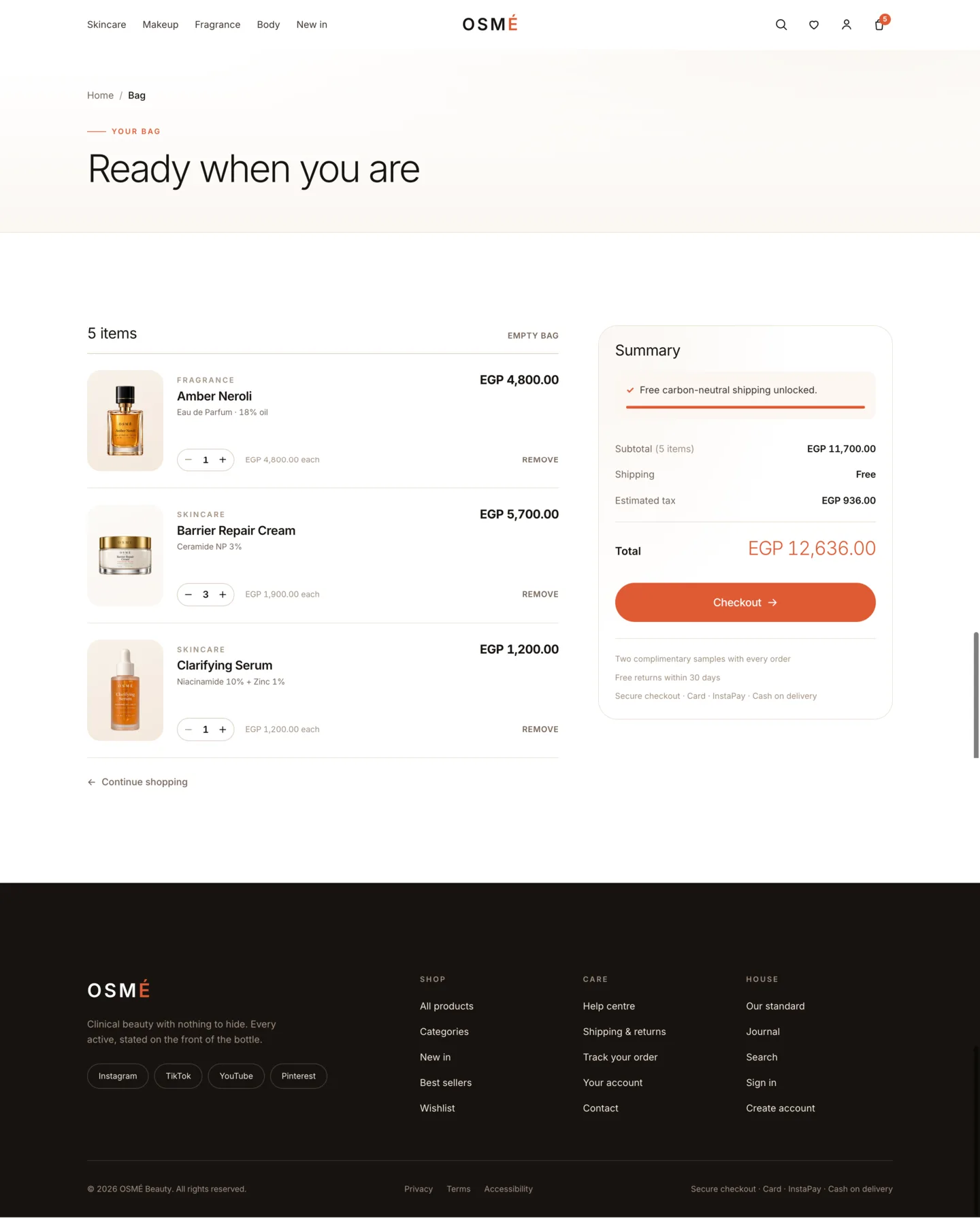 Checkout