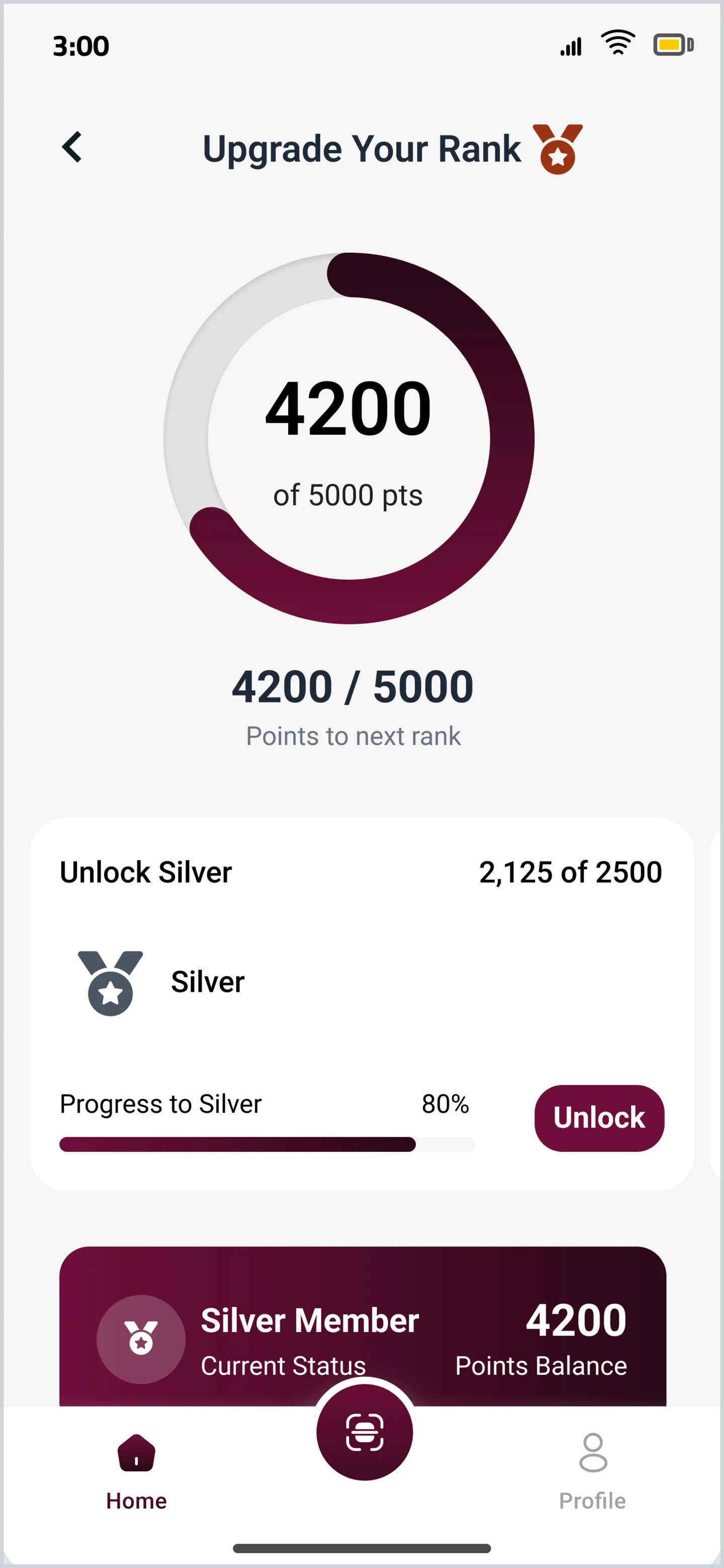 Upgrade Rank